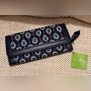Vera Bradley Blue Marrakesh Motifs Wallet NWT